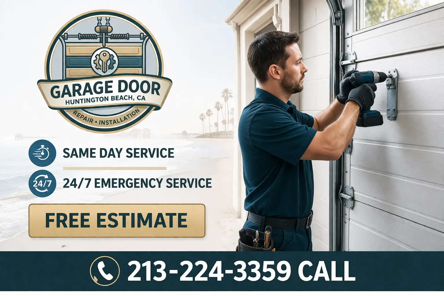 Garage Door Huntington Beach CA