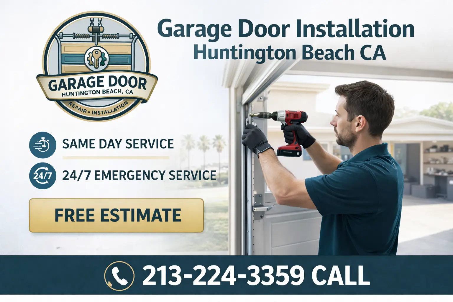 Garage Door Huntington Beach CA